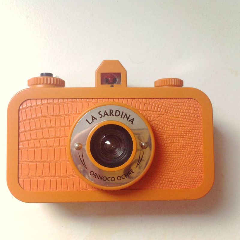 Câmera Analógica La Sardina (Com Flash) | Lomo Lomography Nunca