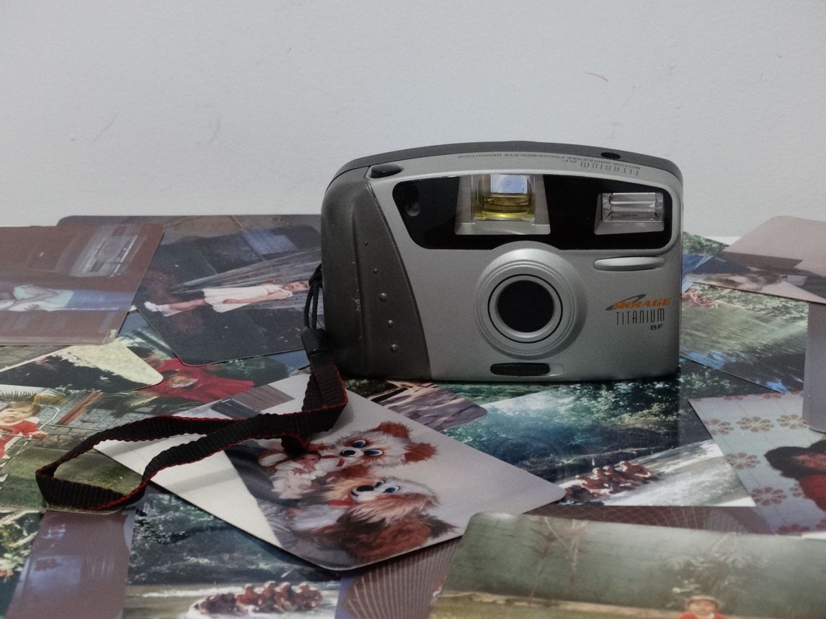 Câmera Analógica Mirage Titanium Bfretrô Produto Vintage e Retro