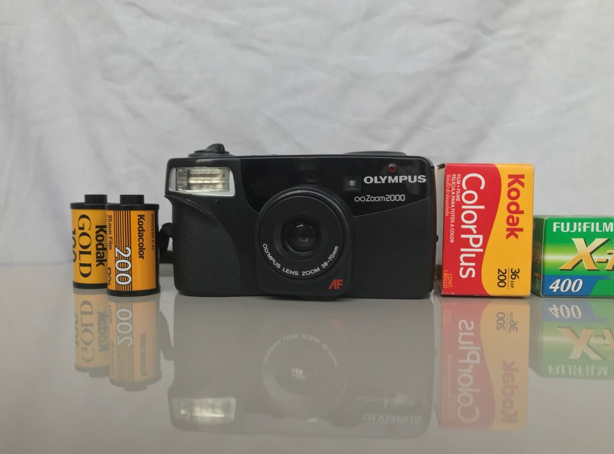 Appareil photo argentique Olympus ∞ Stylus Zoom 140 Deluxe 35 mm (séri – New Wave Pool