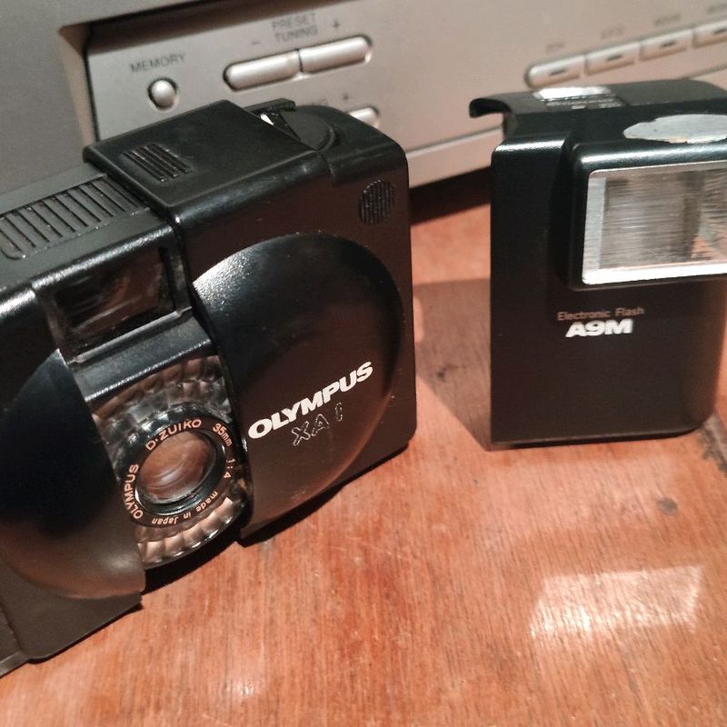 【完動品】OLYMPUS XA1 / A9M Y-039 Câmera Analógica Olympus Xa1 com Flash A9m | Olympus Usado