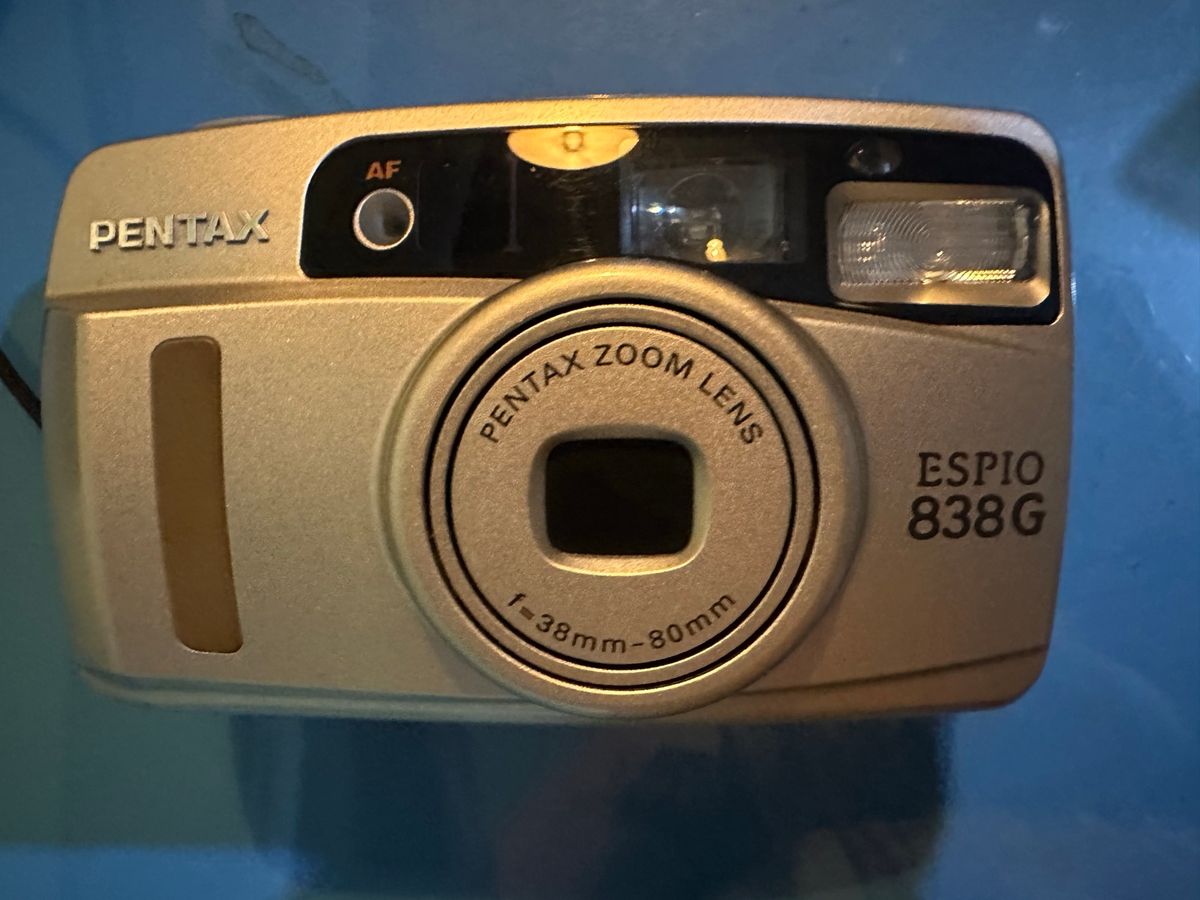 Câmera Analógica Raridade Câmera Filme 35mm Pentax Espio 838 Mju