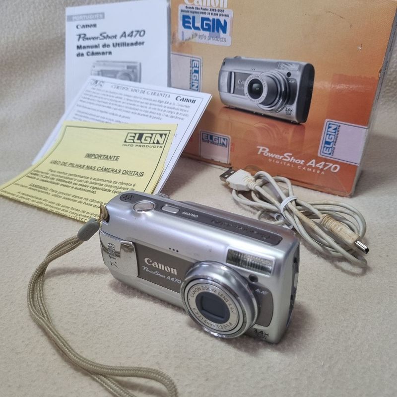 Câmera Cânon Powershot A470 | Máquina Fotográfica Digital Canon
