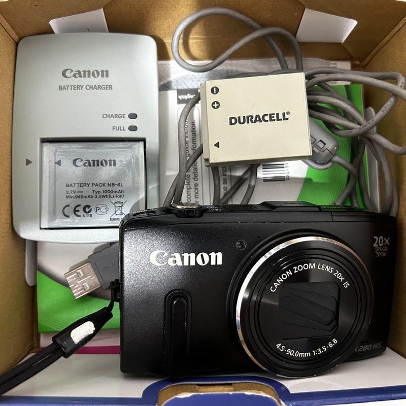 Camera Canon Powershot Sx280 Hs - Leia Descrição | Canon Usado