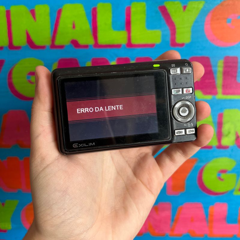Câmera Casio Exilim Ex-Z9 Erro da Lente | Casio Usado 104068596