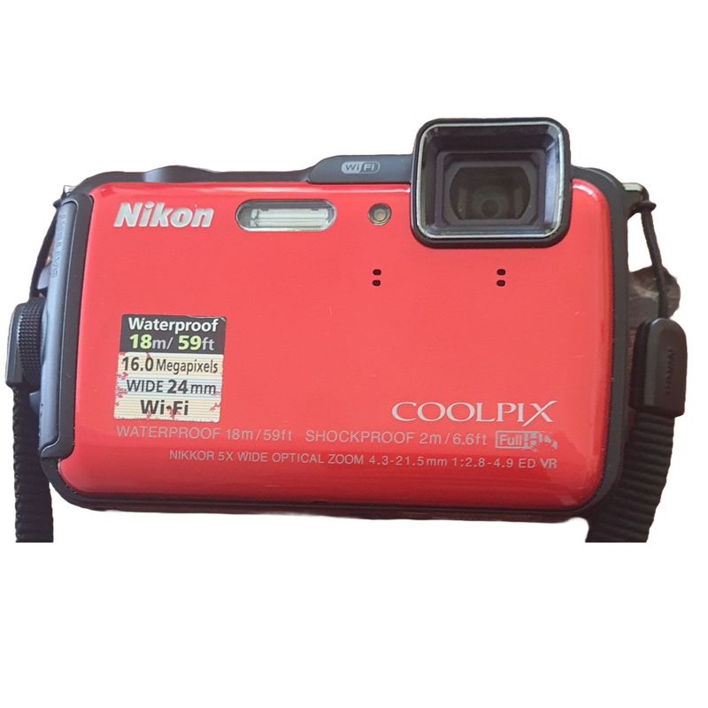 Camera Coolpix Aw120 a Prova D'Água | Nikon Usado 110712429 | enjoei
