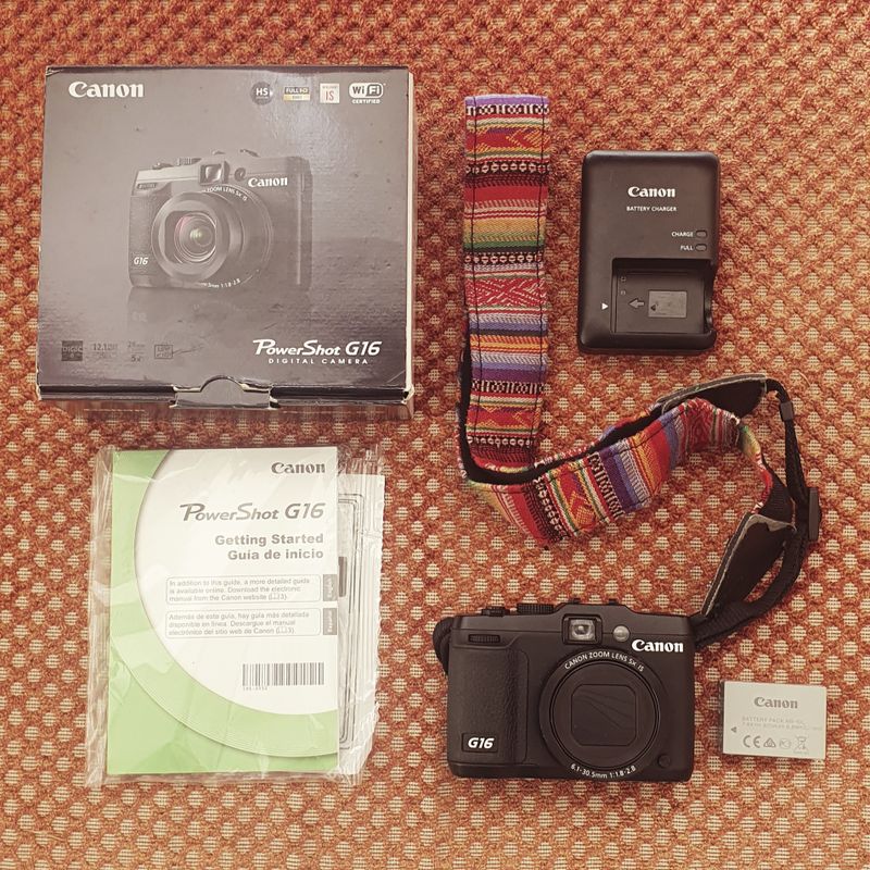 Câmera Digital Canon Powershot G16 | Máquina Fotográfica Digital