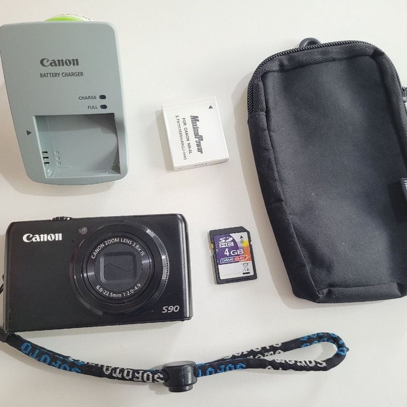 Canon Power Shot S90 実用品 Câmera Digital Canon Powershot S90 | Canon Usado 103068460 | enjoei