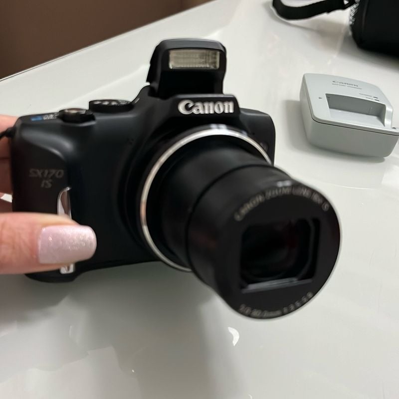 Câmera Digital Canon Powershot Sx170 Is, 16.0 Mp, Hd, 16x Zoom