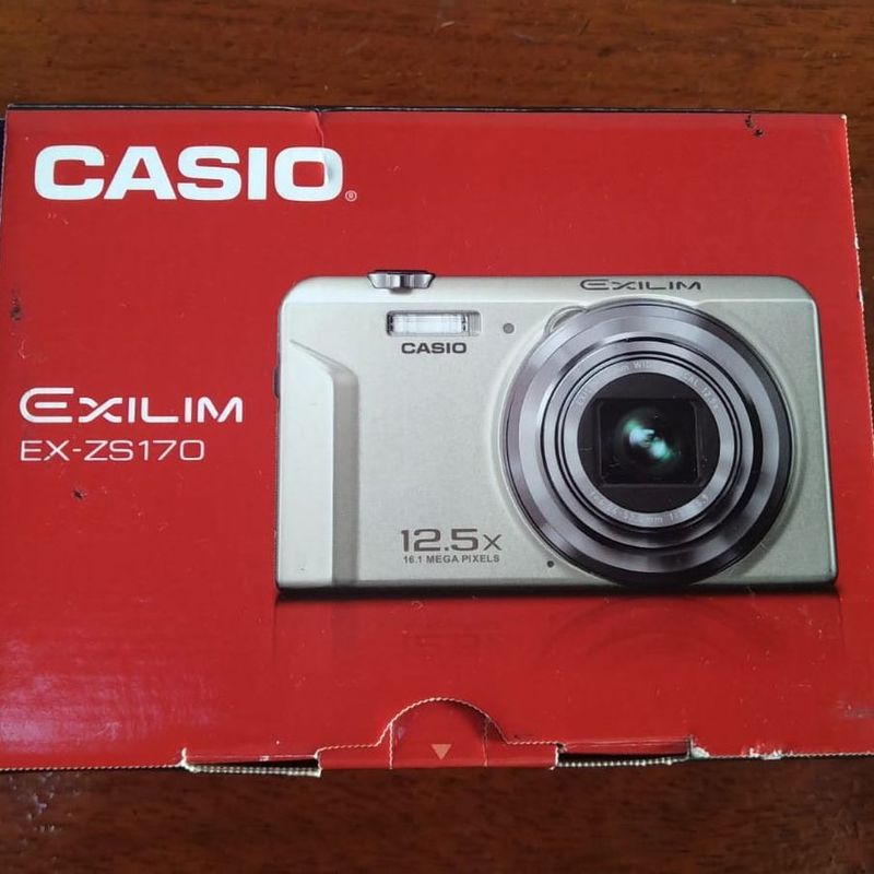 Câmera Digital Casio Exilim Ex-Zs170 | Casio Usado 109102174