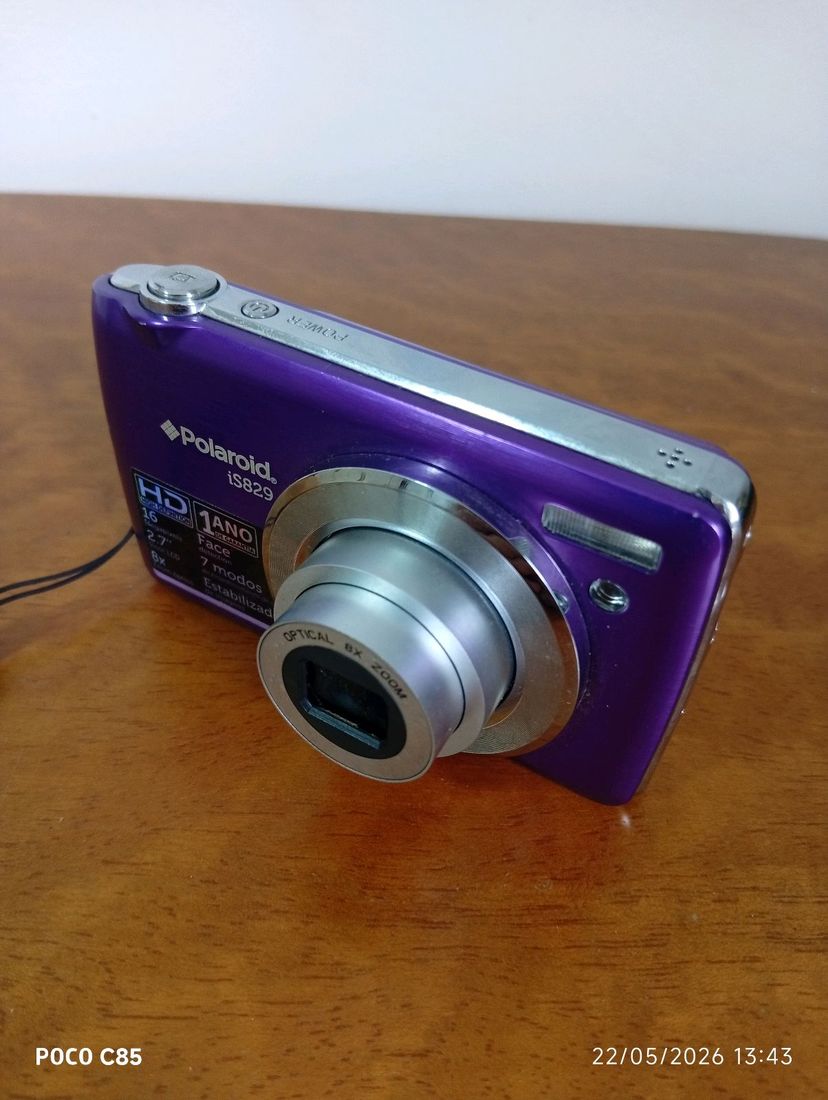 Câmera Digital Polaroid Is829 Roxa | Máquina Fotográfica Digital ...