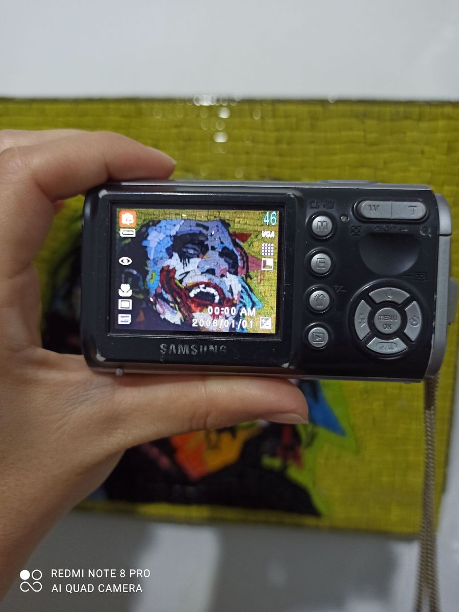 Câmera Digital Samsung Digimax A503, 5 Mega Pixel, Lcd 2.0 Máquina