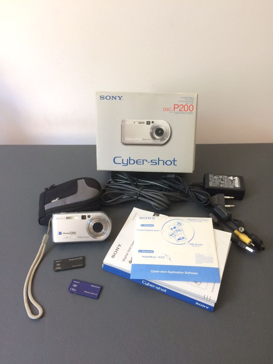 Câmera Digital Sony Cyber-shot Dsc-p200 | Máquina Fotográfica Digital Sony  Usado 31683116 | enjoei