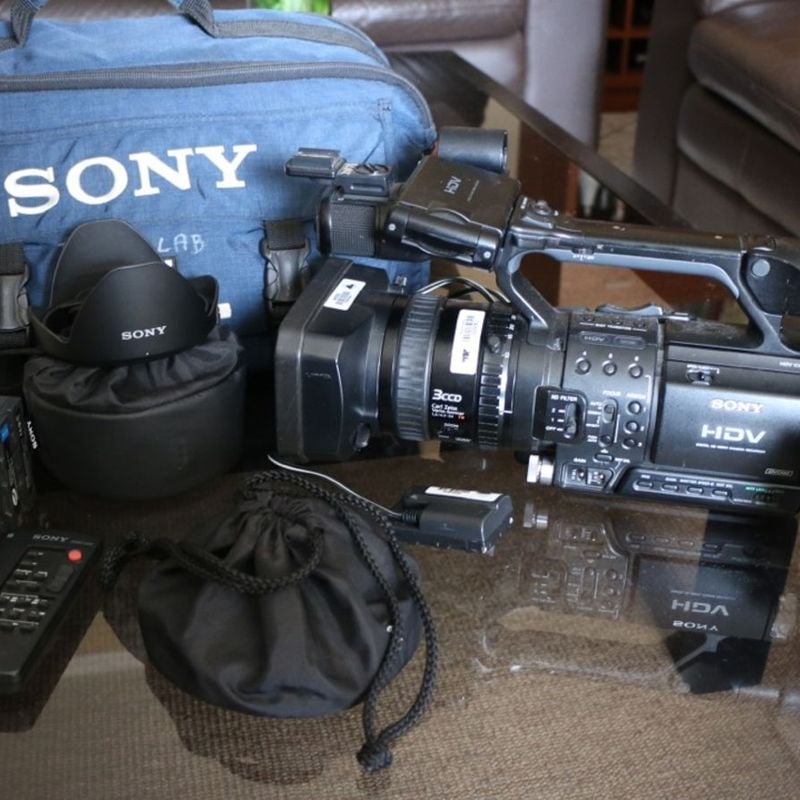 Câmera Filmadora Profissional Hvr-Z1 | Filmadora Sony Usado