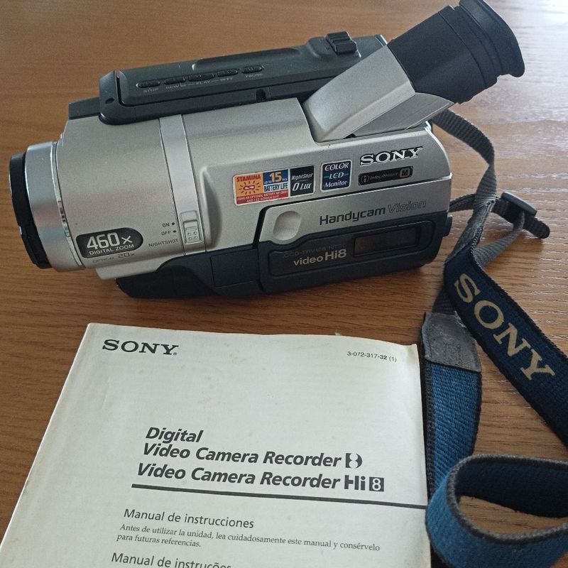 SONY Handycam 80倍ズーム Hi8 Câmera Filmadora Sony Hi8 - Handycam Vision | Sony Usado 115568000