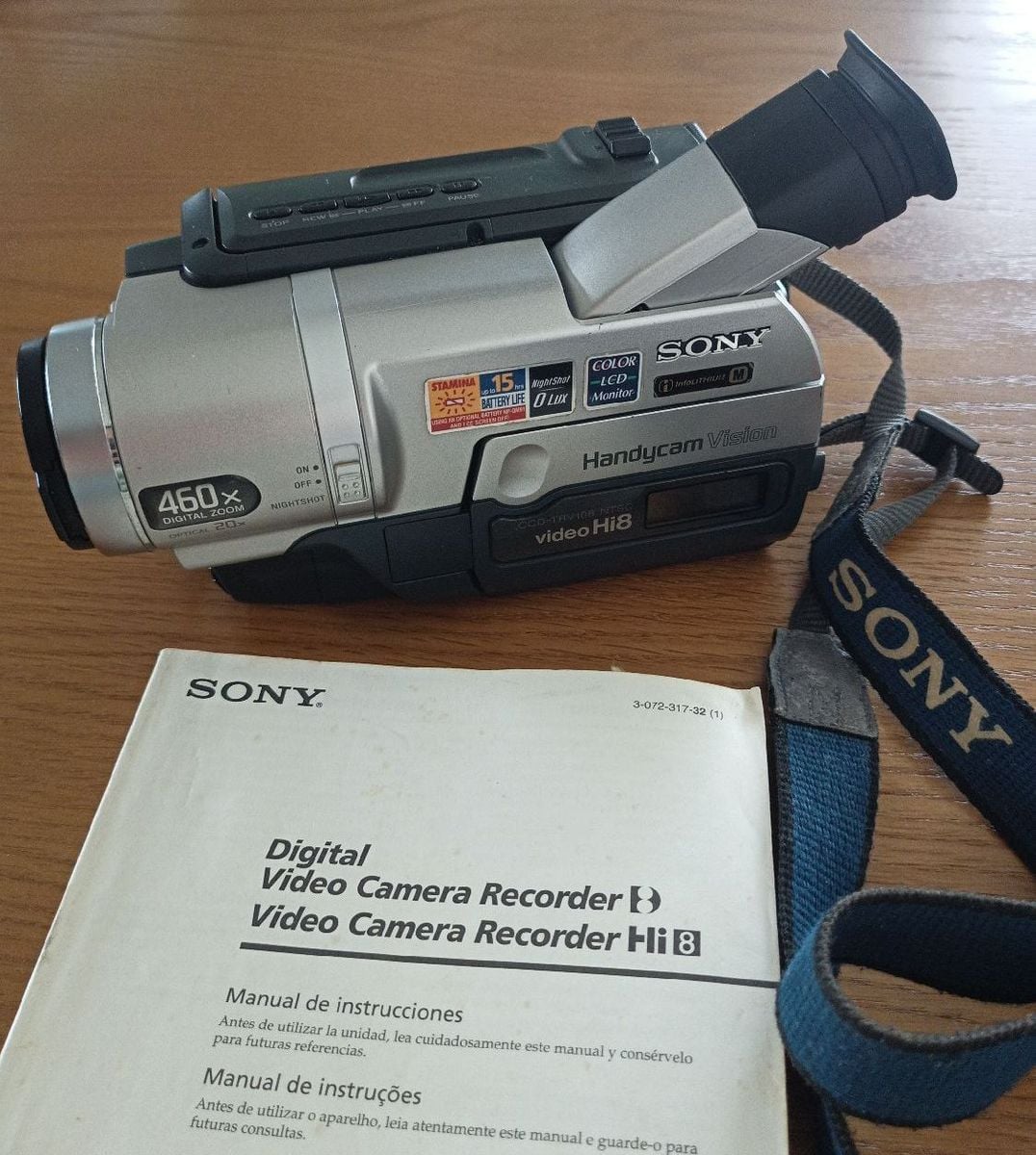 SONY Hi8 Handycam 20倍ズーム 本体 Câmera Filmadora Sony Hi8 - Handycam Vision | Sony Usado 115568000