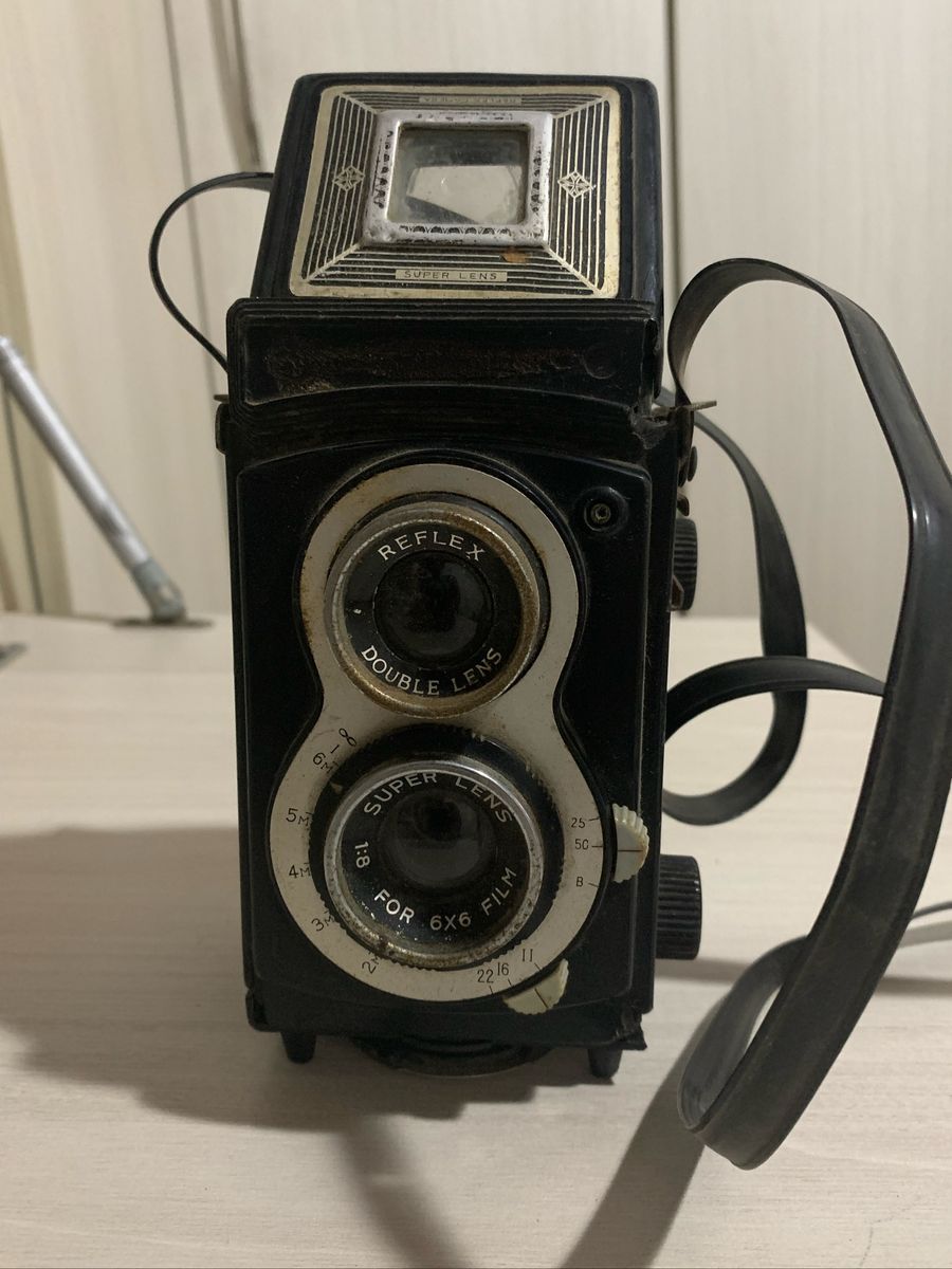 Câmera Fotográfica Antiga Analógica Reflex | Máquina Fotográfica ...