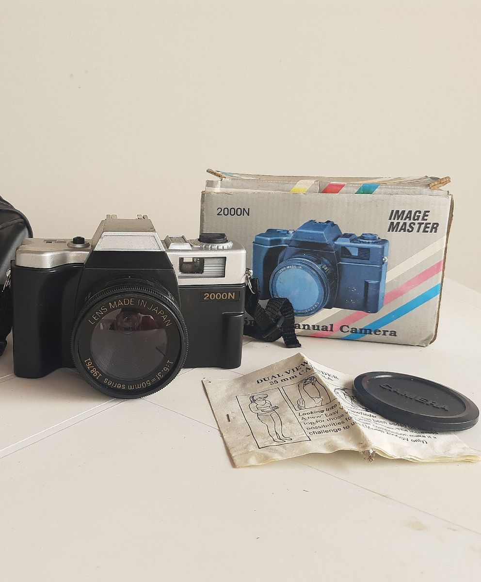 Camera Fotográfica Antiga Máquina Fotográfica Analógica Image Master