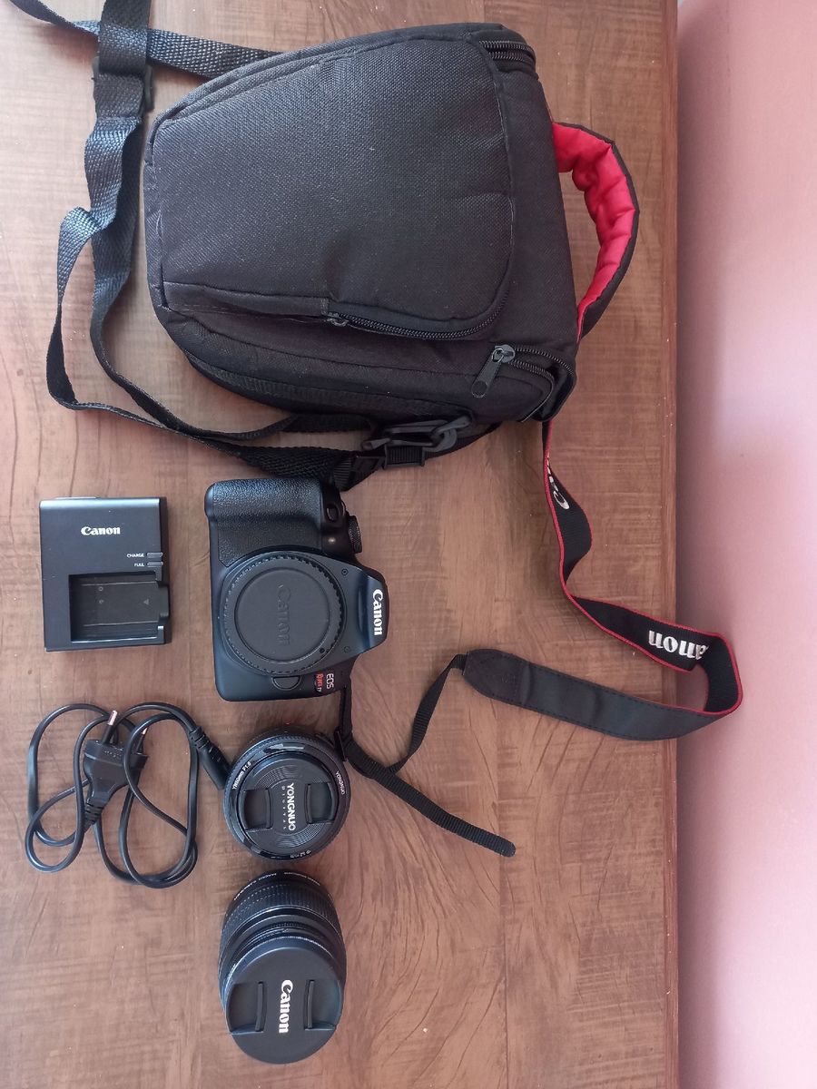 Câmera Fotográfica Canon T7 Rebel Usada Máquina Fotográfica Digital