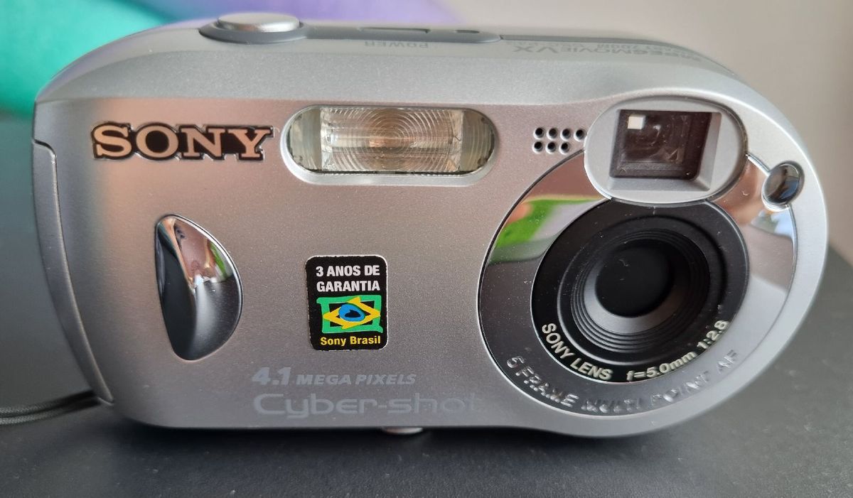 Câmera Fotográfica Cybershot Dscp43 4.1 Mp Sony Máquina Fotográfica