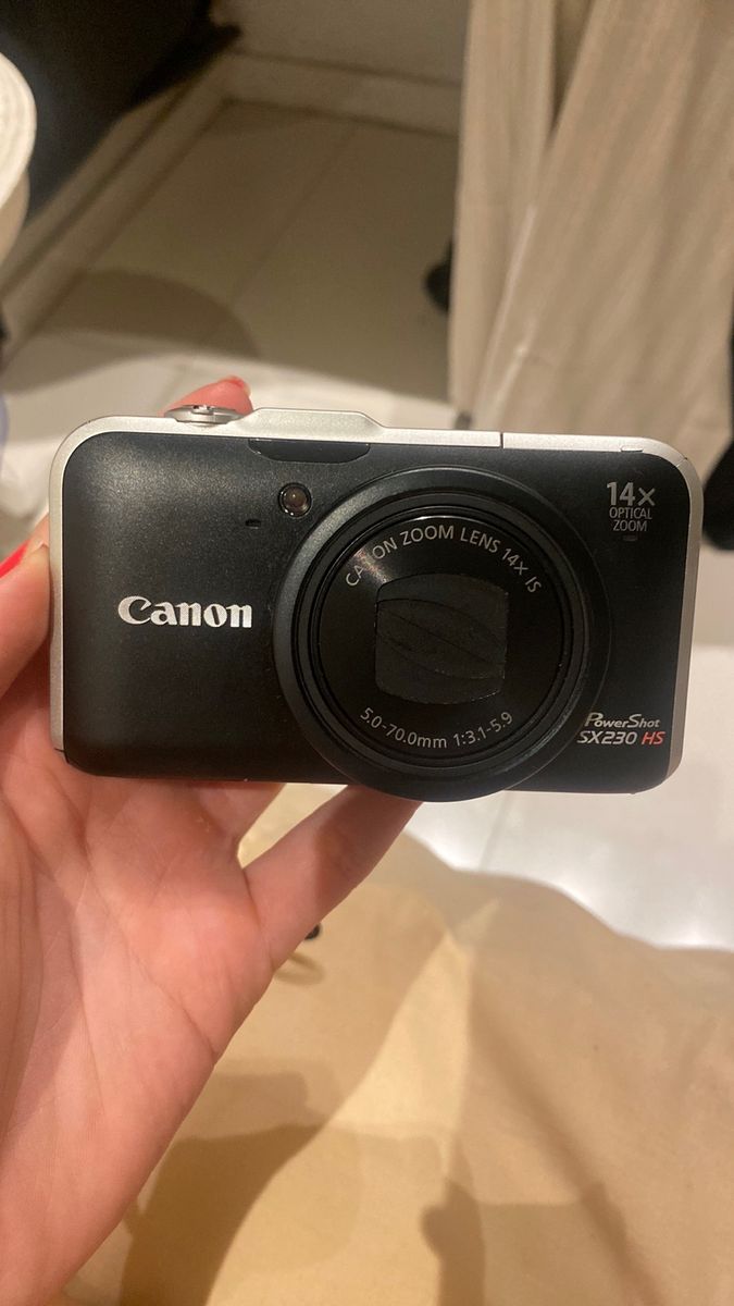 Câmera Fotografica Digital Canon Powershot Sx230 Hs Zoom 12.1mp