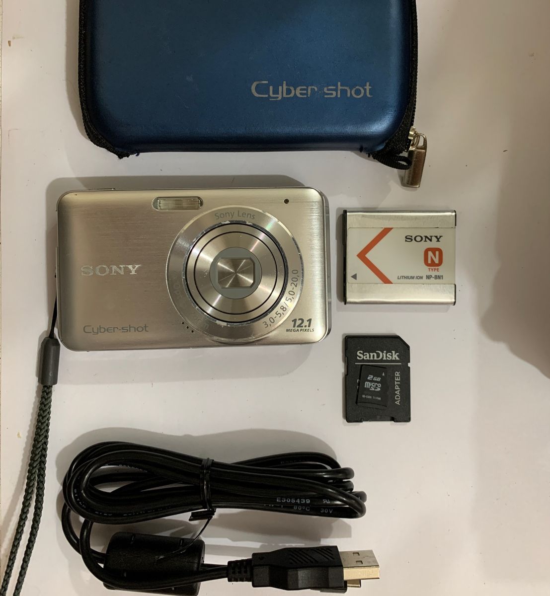 Câmera Fotográfica Digital Sony Cybershot 12.1 Mega Pixels Dscw310