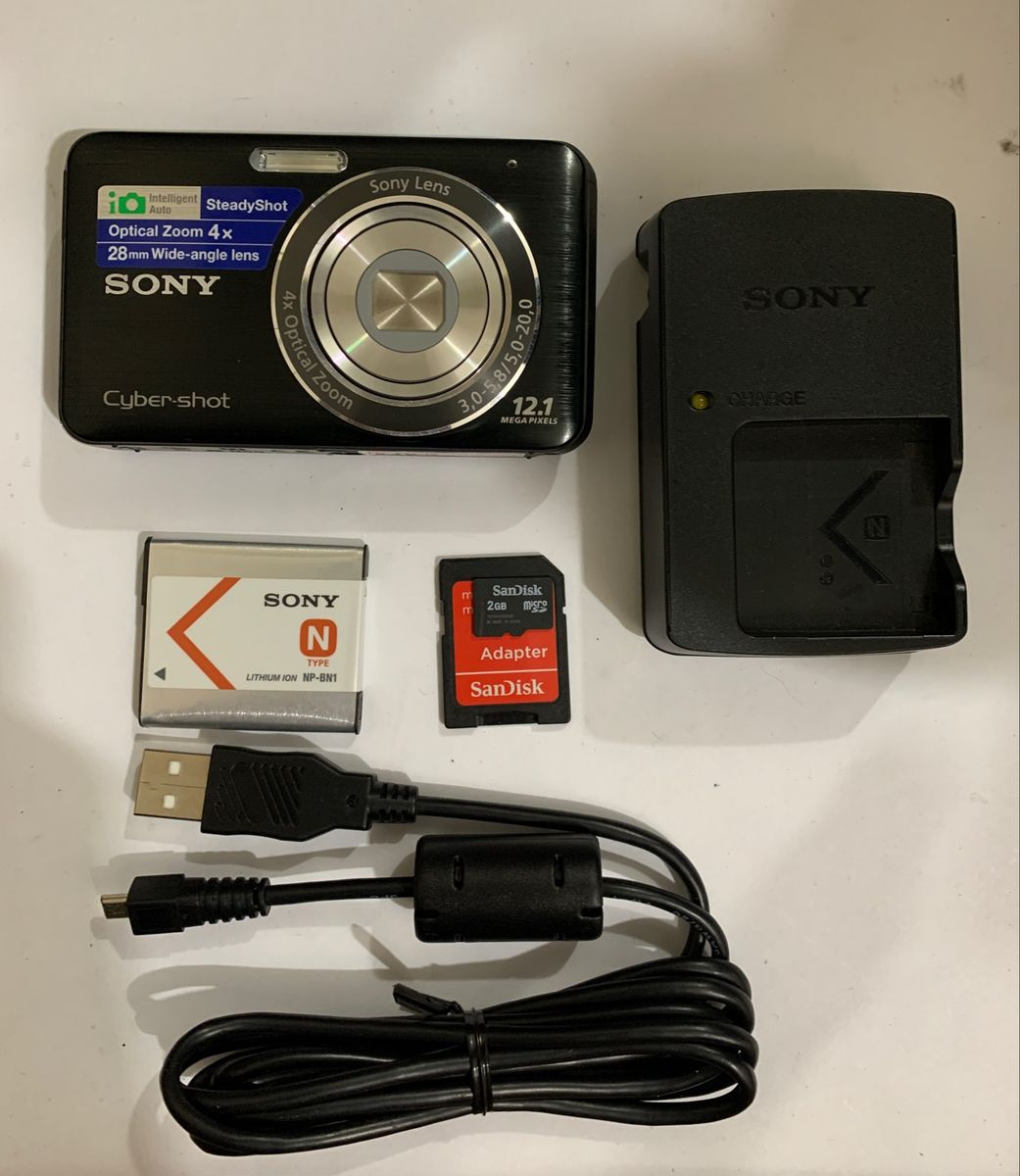 Câmera Fotográfica Digital Sony Cybershot 12.1 Mega Pixels Dscw310