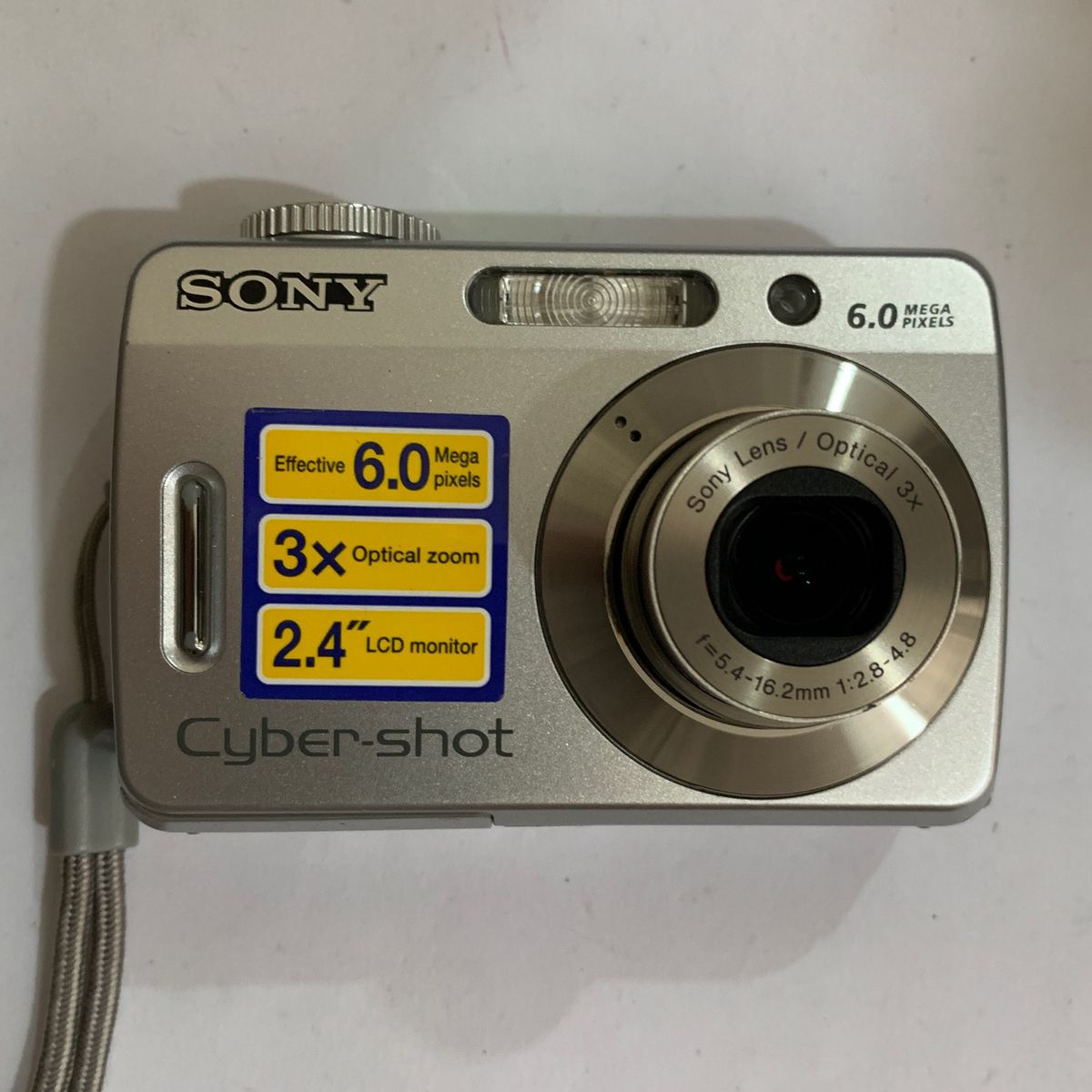 Câmera Fotográfica Digital Sony Cybershot 6.0 Mega Pixels Dscs500