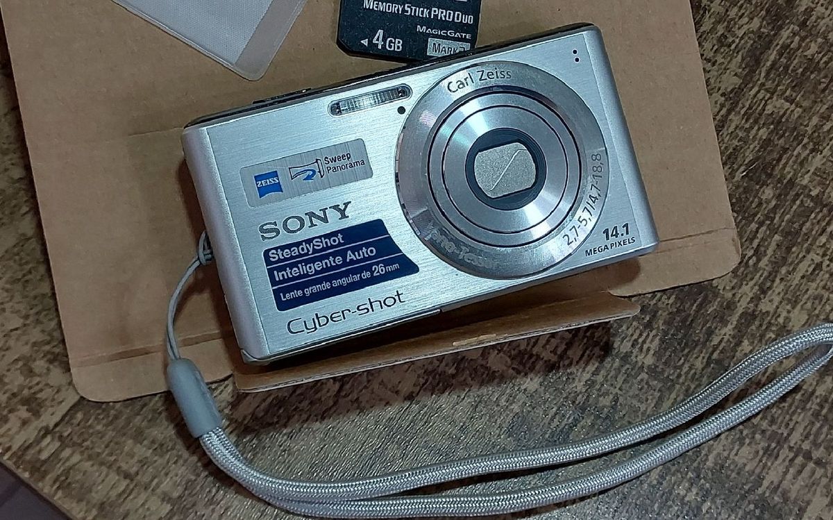 Câmera Fotográfica Digital Sony Cybershot 14mp Novíssima Original