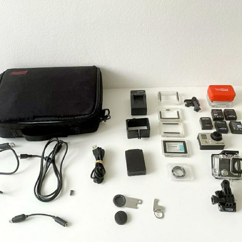 Câmera Gopro Hero com Acessórios (Usada) Go Pro Hero Usado