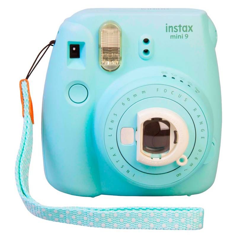Câmera Instantânea Fuji Instax Mini 9 Azul Aqua | Polaroid Fujifilm ...