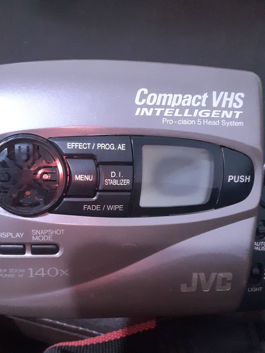 Câmera Jvc Compact Vhs Inteligent 140 X Filme e Série Jvc Usado