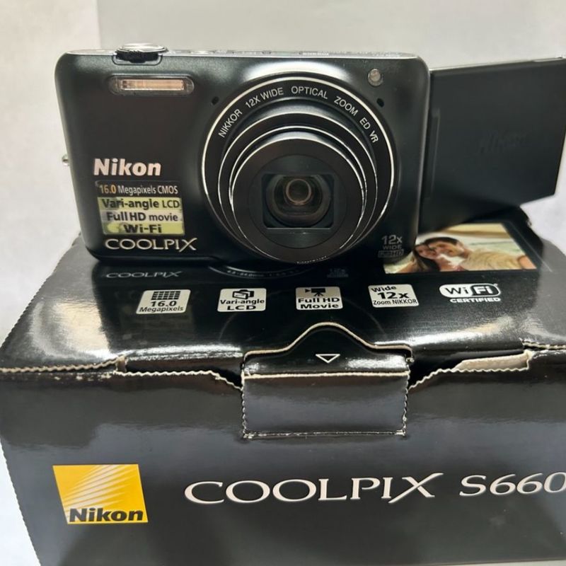 Câmera Nikon Coolpix S6600 | Máquina Fotográfica Digital
