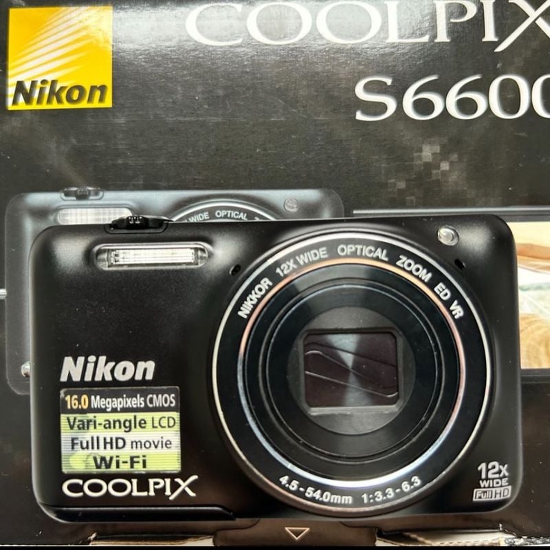 Câmera Nikon Coolpix S6600 | Máquina Fotográfica Digital Nikon
