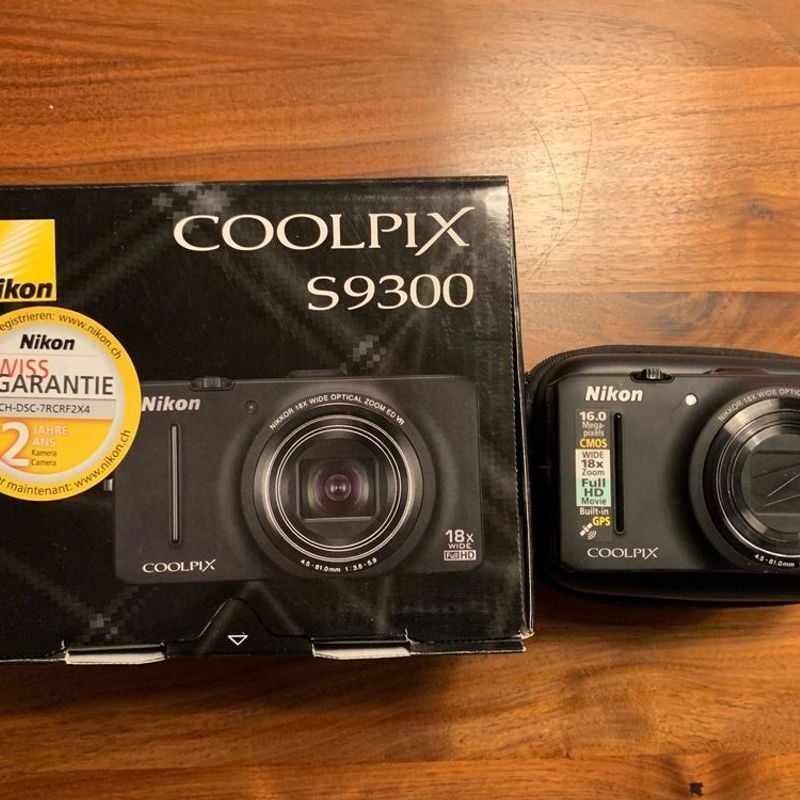 Câmera Nikon Coolpix S9300 18x 16.0mp, Hiper Lens Gps, Full Hd