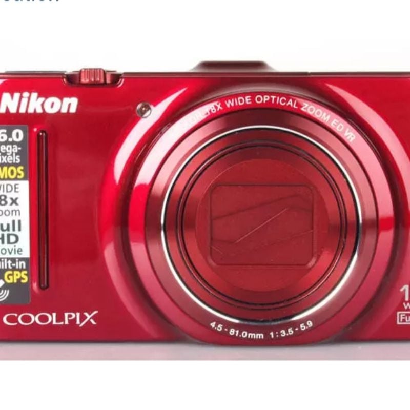 Nikon COOLPIX S9300 レッド　ジャック品 Câmera Nikon Coolpix S9300 Vermelha | Nikon Usado 93197395