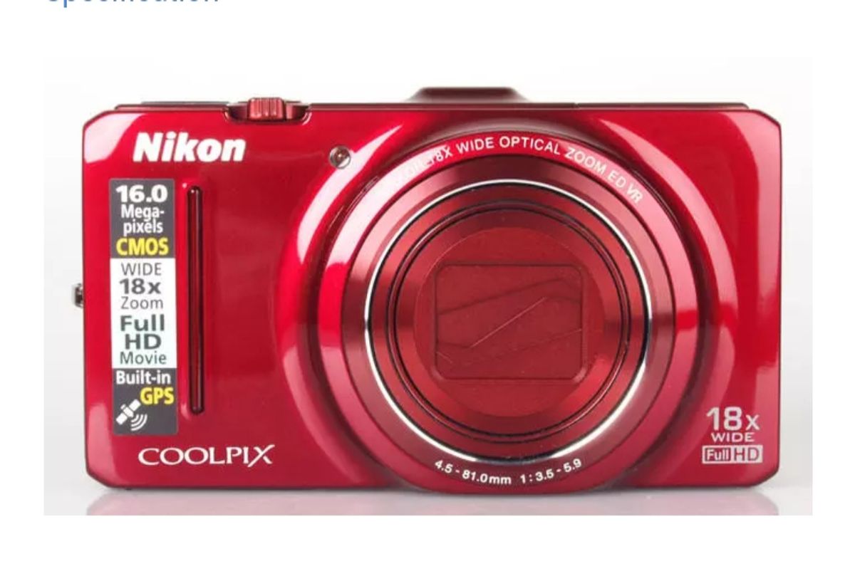 Câmera Nikon Coolpix S9300 Vermelha | Nikon Usado 93197395 | enjoei