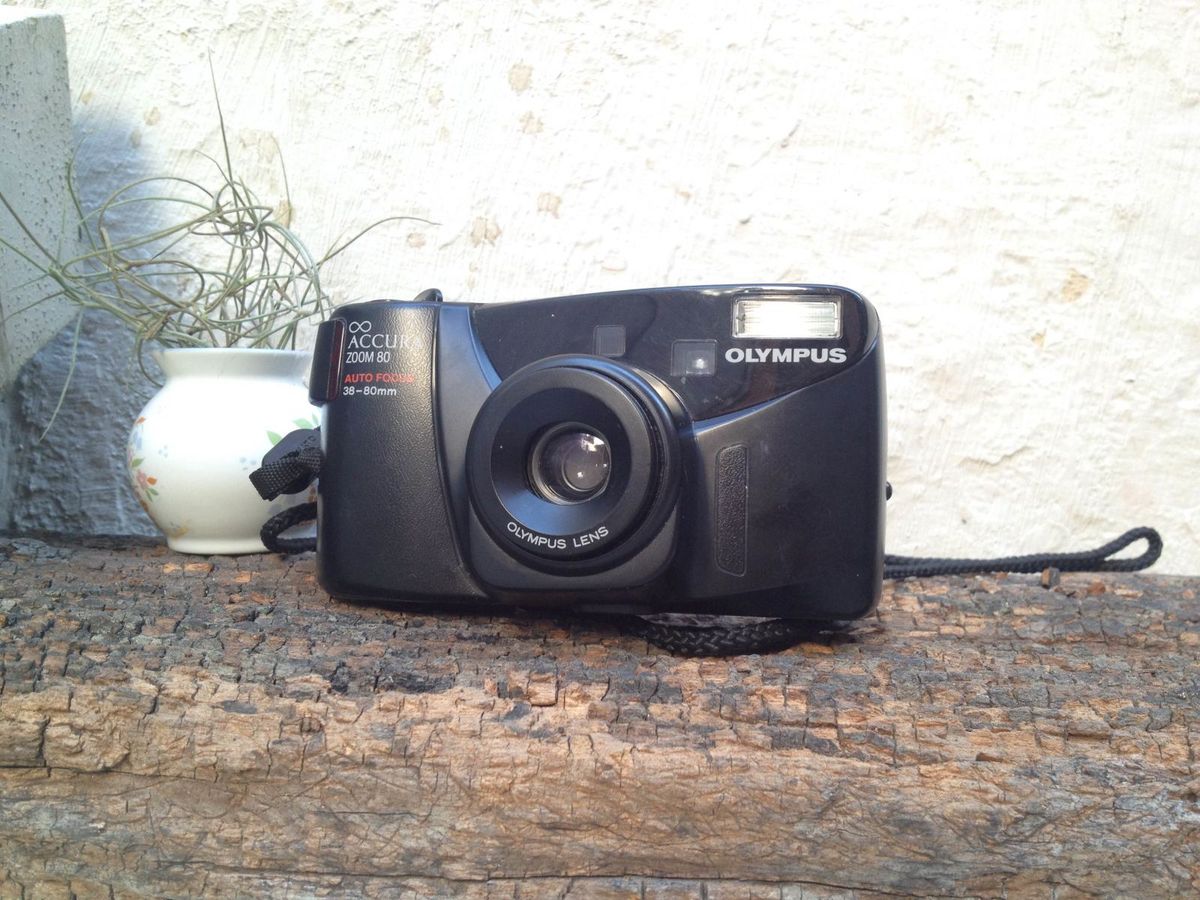 Câmera Olympus Accura Zoom 80 35mm Máquina Fotográfica Analógica