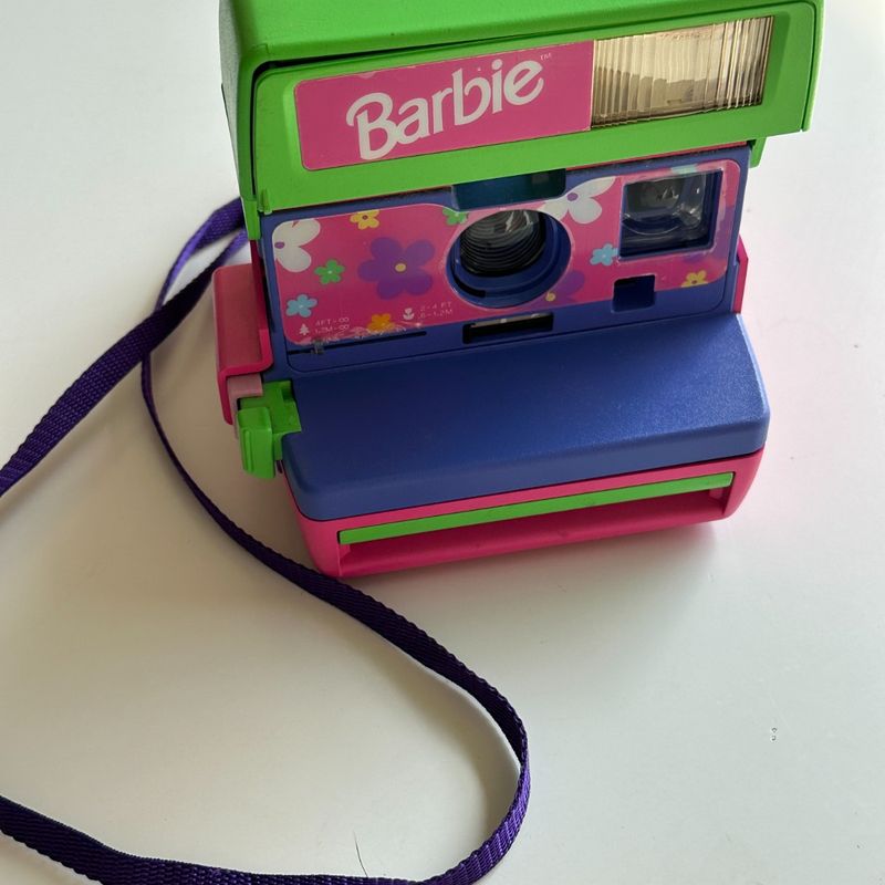 Câmera Polaroid Onestep 600 Edição Barbie Polaroid Polaroid Usado  83157292 enjoei