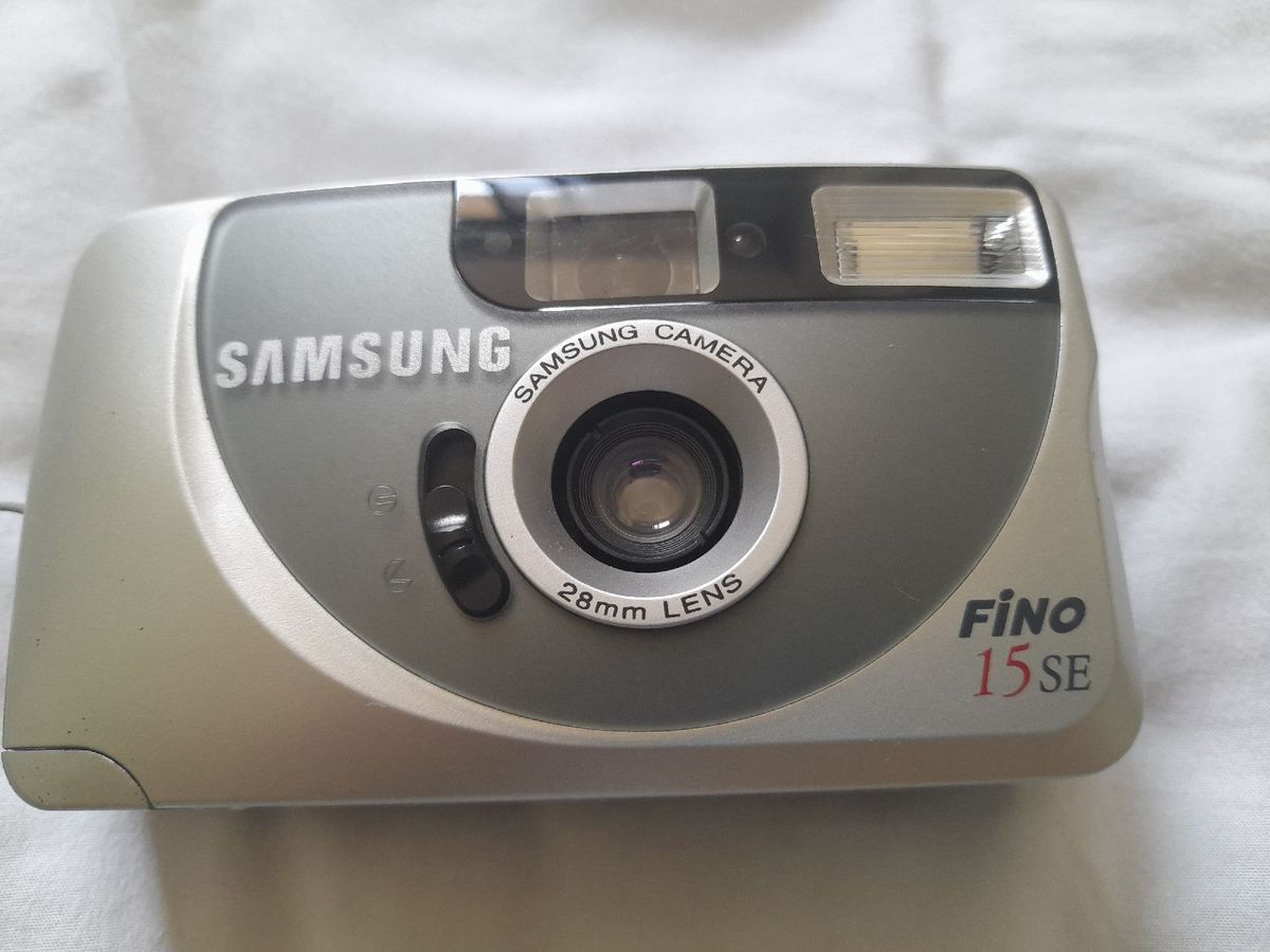 Camera Samsung Analógica Filme Funcionando Quase Não Usei Máquina