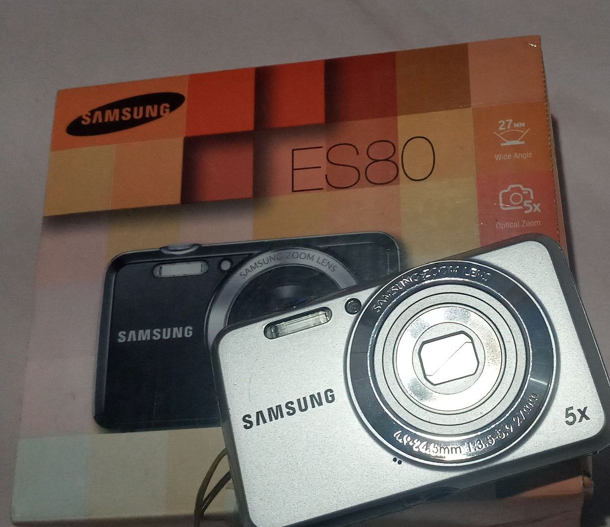 Câmera Samsung Es80 Máquina Fotográfica Digital Samsung Usado