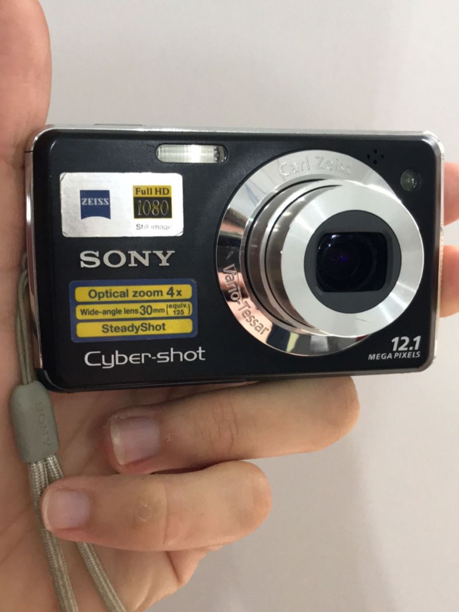 Câmera Sony Cybershot 12.1 Megapixels Máquina Fotográfica Digital