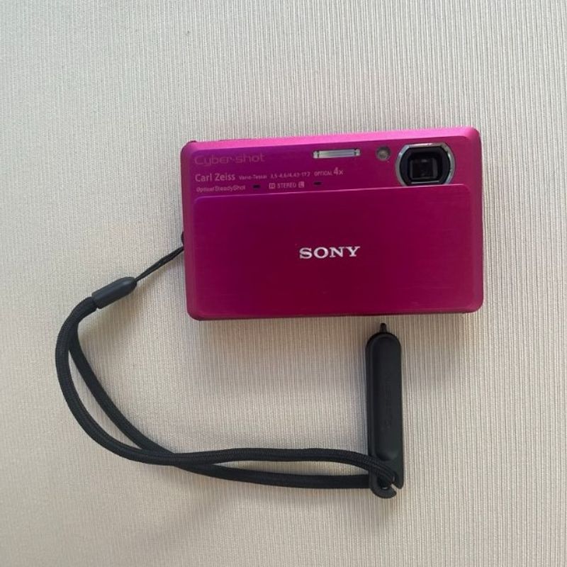 Câmera Digital Sony Hd Cyber-Shot Dsc-Tx9 Vintage Rosa Pink | Sony