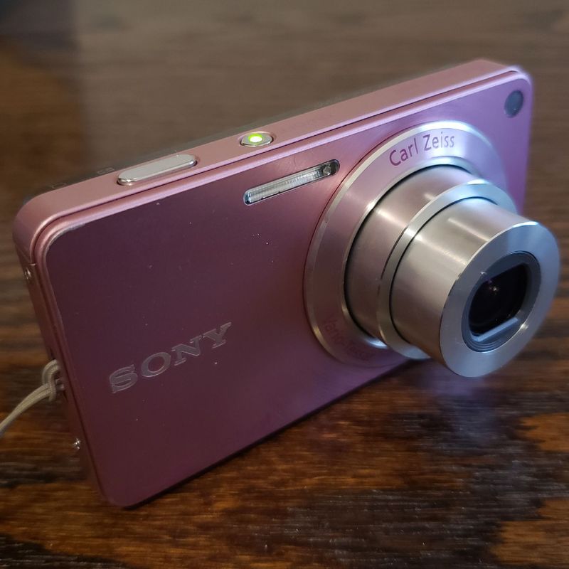 Câmera Sony Cyber-Shot Dsc-W350 Rosa | Cacareco Sony Usado