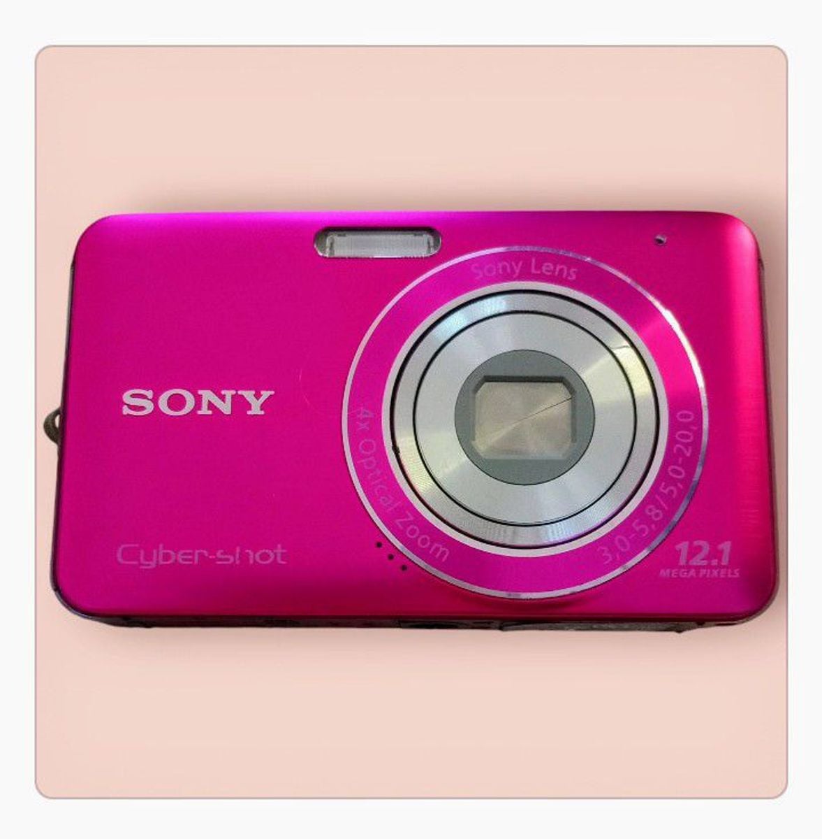 Sony CyberShot ピンク色 Camera Sony Cyber Shot Pink 12.1 Mega Pixels Ótimo Estado de