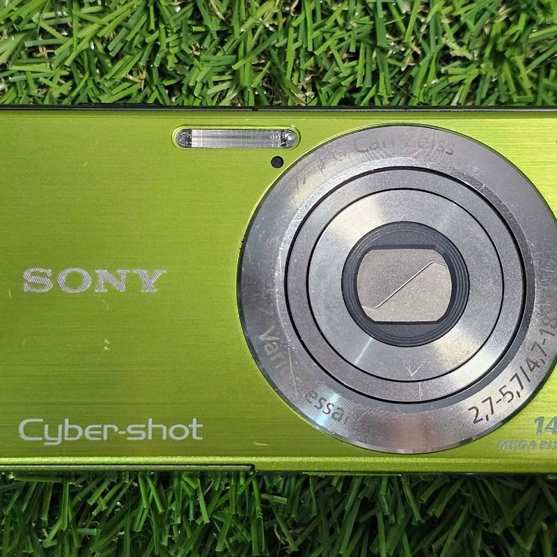 Camera Sony Cybershot Dsc-W530 Verde Completa | Máquina