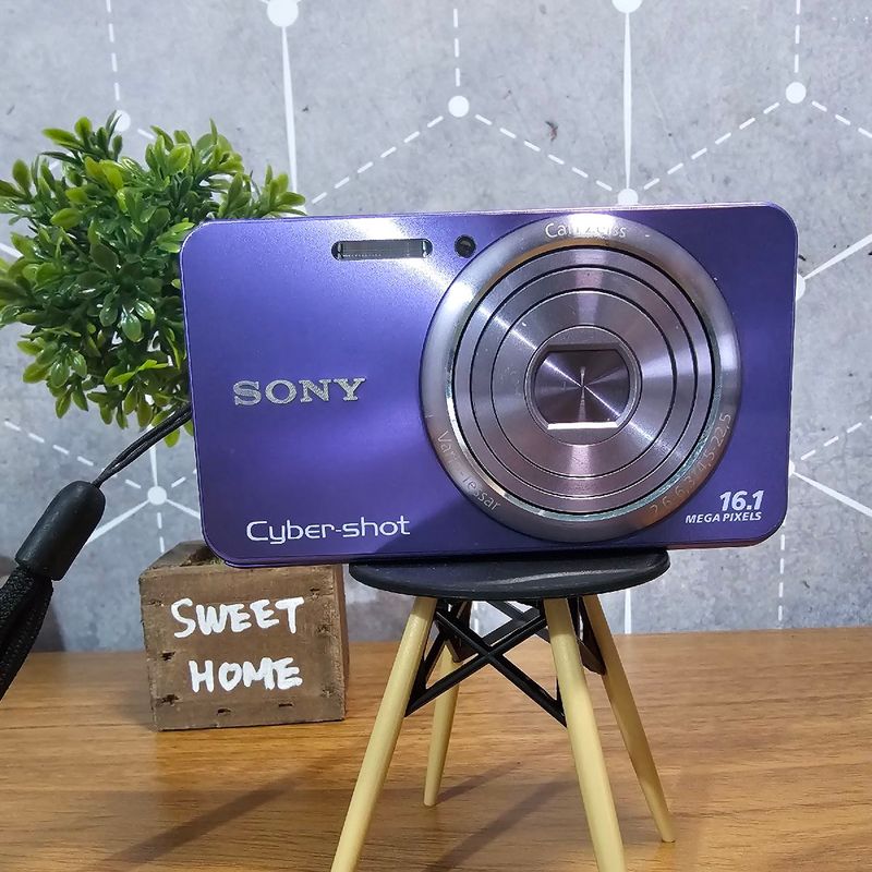 Camera Sony Cybershot Dsc-W570 Roxa | Máquina Fotográfica Digital