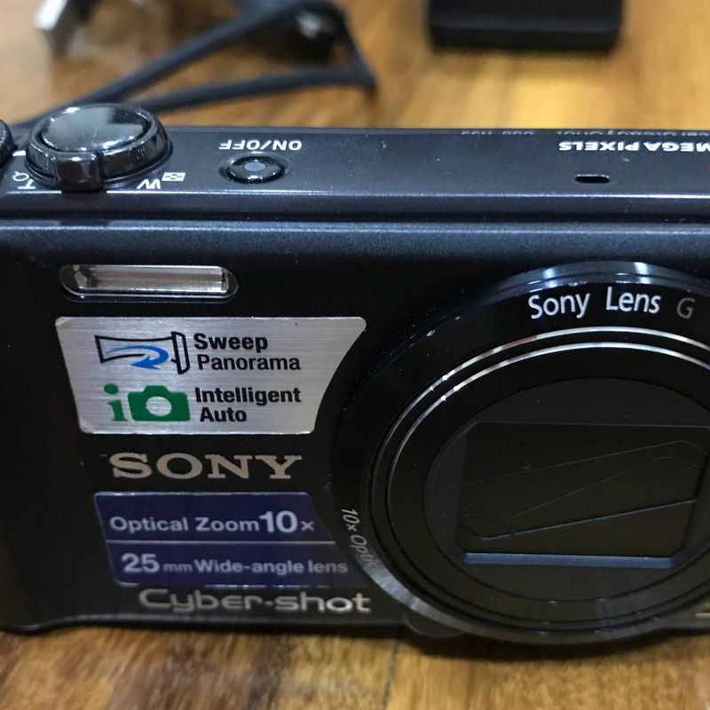 【( ͡•. •. ͡ )】Cyber-shot DSC-H55 ブラック Câmera Digital Sony Cyber-Shot 14,1 MP HD DSC-H55 com o Melhor