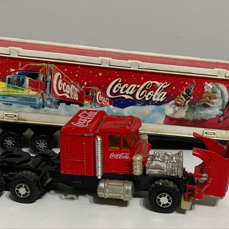 Caminhão Coca Cola Antigo | Brinquedo Usado 79112919 | enjoei