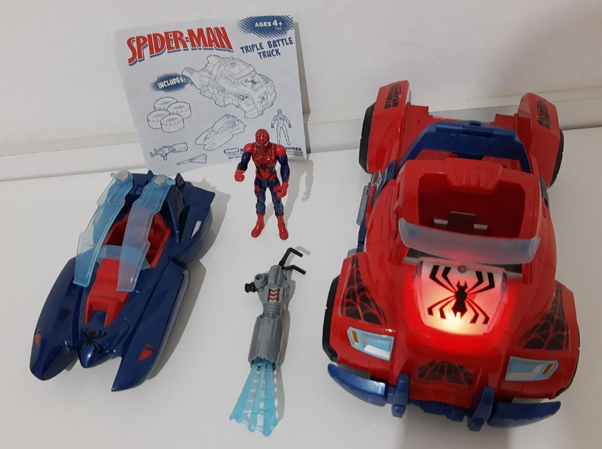 Caminhão de Batalha Triplo do Homem - Aranha | Brinquedo Marvel Usado ...