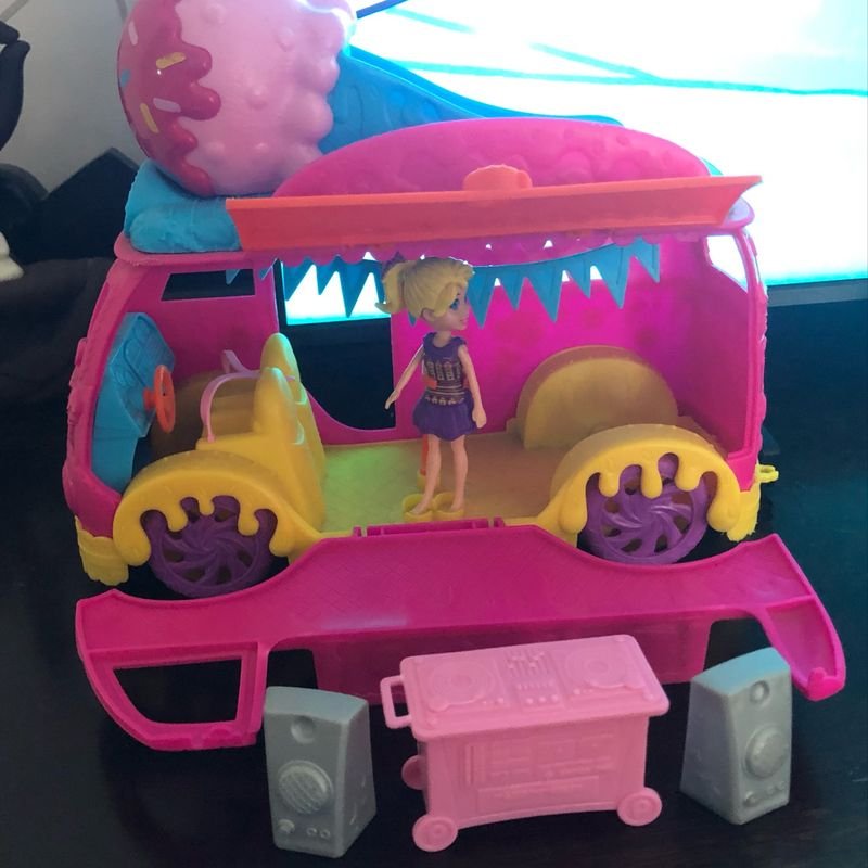 Carro de Praia e Ice Cream Polly | Brinquedo Polly Pocket Usado 69639604 |  enjoei